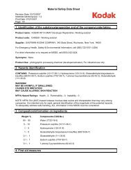 Material Safety Data Sheet 1. Identification of the ... - Merry X-Ray