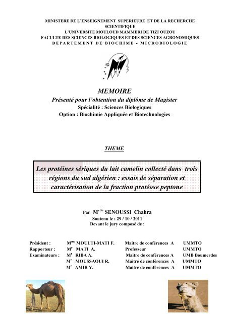 page de garde - UniversitÃ© Mouloud Mammeri de Tizi Ouzou