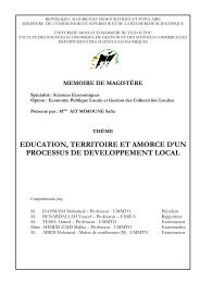 Page de garde. - UniversitÃ© Mouloud Mammeri de Tizi Ouzou