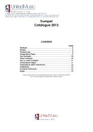 Gratuit Images Best Sellers List Catalogue 2012 United Music Publishers actualisé salutations