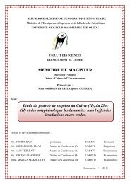 memoire de magister - UniversitÃ© Mouloud Mammeri de Tizi Ouzou