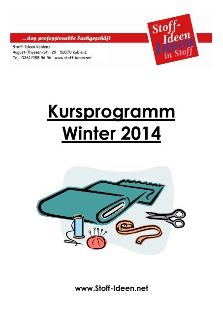 Kursprogramm Winter 2014
