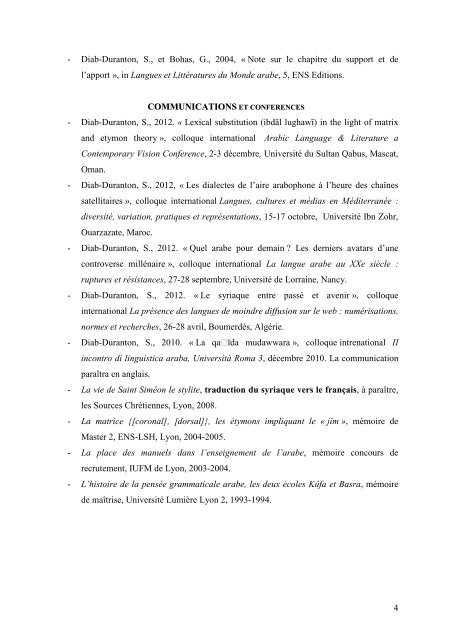 CV Salam Diab Duranton - UMR 7023 - CNRS
