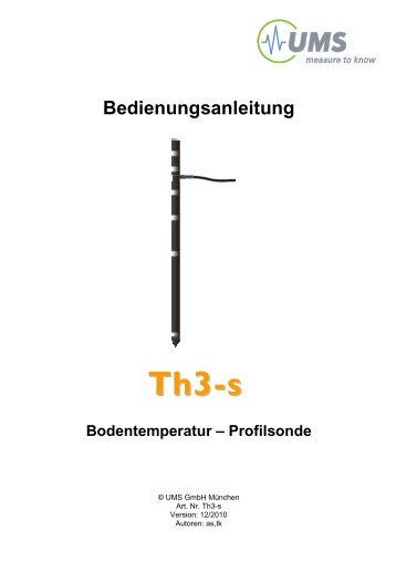 Th3-s Handbuch - UMS