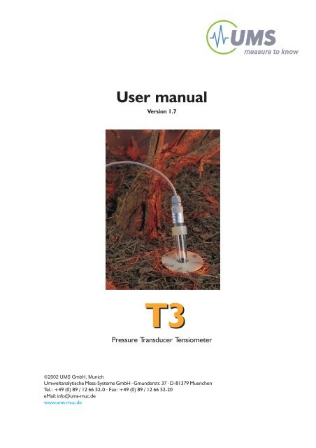 T3 Manual - UMS