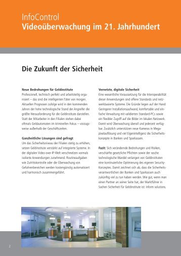 InfoControl Videoüberwachungssystem - inform-solutions GmbH