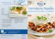 Himmlische Rezepte, Kraft Food (PDF) - Umstellung