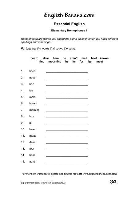 English Banana Com Essent