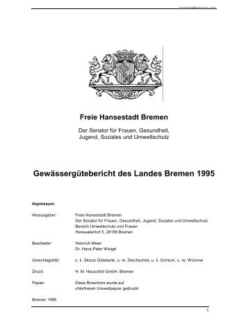 GewÃ¤ssergÃ¼tebericht des Landes Bremen 1995 (PDF)