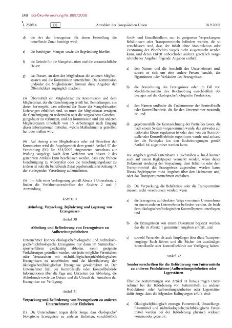 EU-Verordnung Ãkologischer Landbau - Ministerium fÃ¼r ...