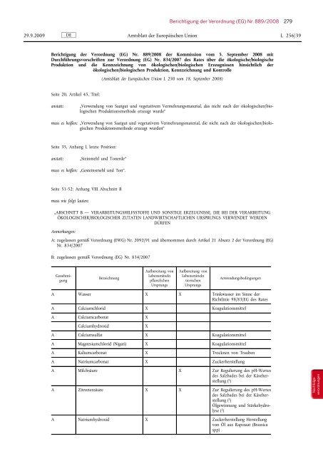 EU-Verordnung Ãkologischer Landbau - Ministerium fÃ¼r ...