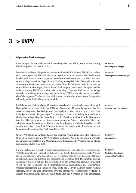 UVP-Handbuch. Richtlinie des Bundes fÃ¼r die ... - Umwelt und Energie