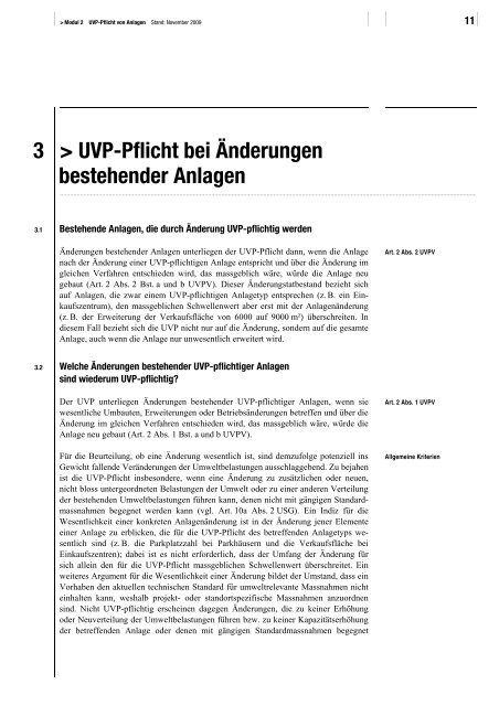 UVP-Handbuch. Richtlinie des Bundes fÃ¼r die ... - Umwelt und Energie