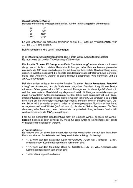 Mobilfunk- und WLL-Basisstationen; Vollzugsempfehlung zur NISV