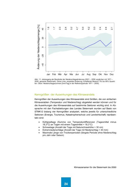 Bericht der Klimaszenarien und Klimafolgen in der Steiermark (1,3 ...