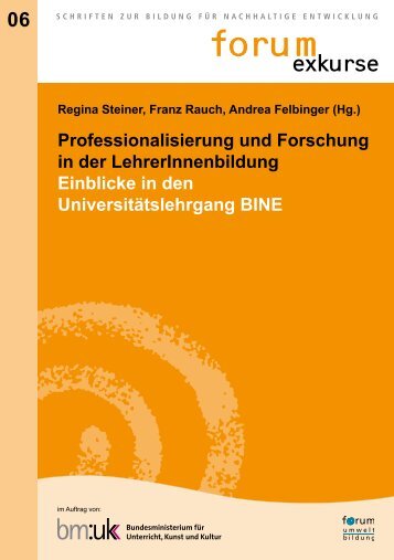 Professionalisierung und Forschung in der LehrerInnenbildung ...
