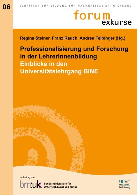 Professionalisierung und Forschung in der LehrerInnenbildung ...