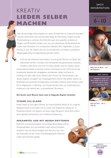 KREATIV LIEDER SELBER MACHEN