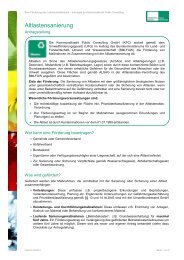 Infoblatt zur Antragstellung - Kommunalkredit Public Consulting