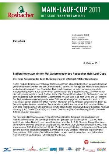 Steffen Kothe zum dritten Mal Gesamtsieger des Rosbacher Main-Lauf ...