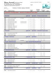 Sortimentsliste - Werner Lauenroth