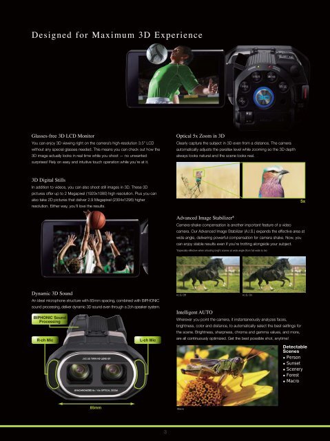 Full HD 3D Camcorder - JVC