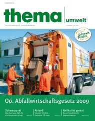 OÃ¶. Abfallwirtschaftsgesetz 2009 - Umweltprofis