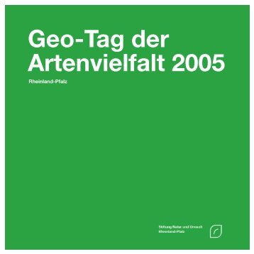 Tag der Artenvielfalt 2005 - Stiftung Natur und Umwelt Rheinland-Pfalz