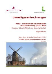 Umweltorientierte Produktion und Dienstleistung ... - Statistik Austria
