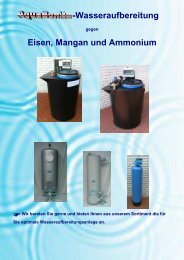 AquaBonita-Wasseraufbereitung gegen Eisen / Mangan