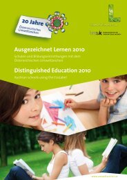 Ausgezeichnet Lernen 2010 - Das Ãsterreichische Umweltzeichen