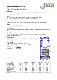 Kombispeicher - Emailliert