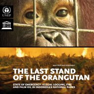 THE LAST STAND OF THE ORANGUTAN - GRID-Arendal