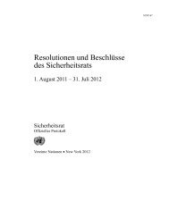 Resolutionen und BeschlÃ¼sse des Sicherheitsrats