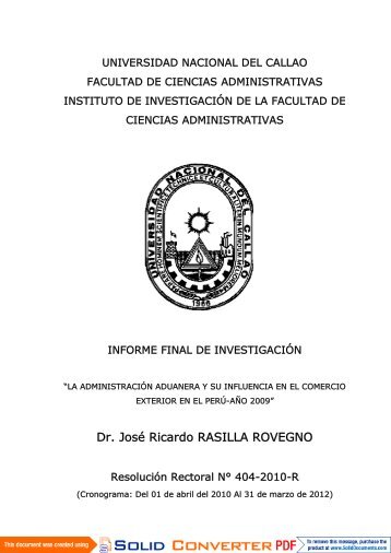 IF_RASILLA ROVEGNO_FCA.pdf - Universidad Nacional del Callao.