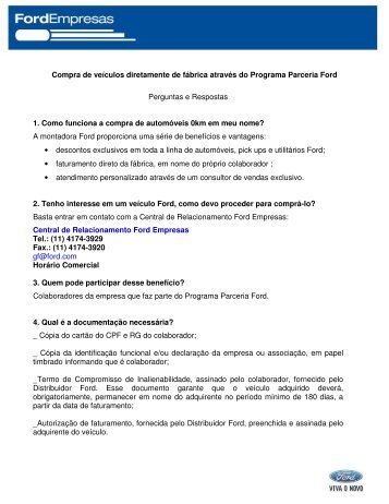 Compra de veículos diretamente de fábrica através do ... - Unafisco