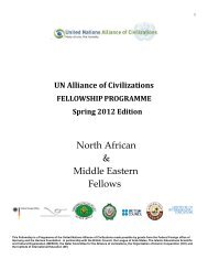 MENAbiospring2012 - United Nations Alliance of Civilizations ...