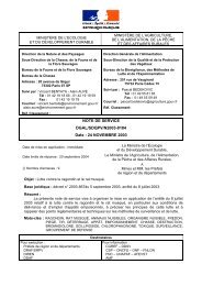 fixant les modalités d'application de l'arrêté du 08/07/2003 - Unapaf