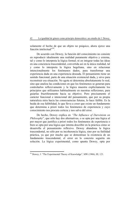 La igualdad de gÃ©nero como principio democrÃ¡tico - Universidad de ...