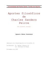 Aportes filosÃ³ficos de Charles Sanders Peirce - Universidad de ...
