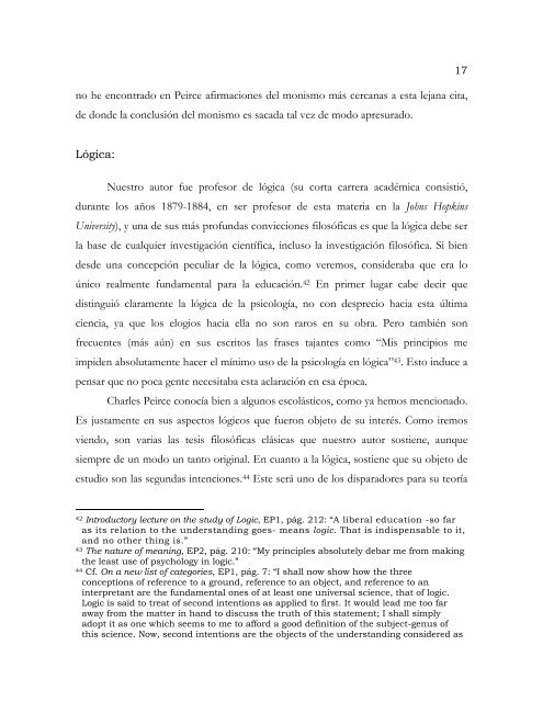 Aportes filosÃ³ficos de Charles Sanders Peirce - Universidad de ...