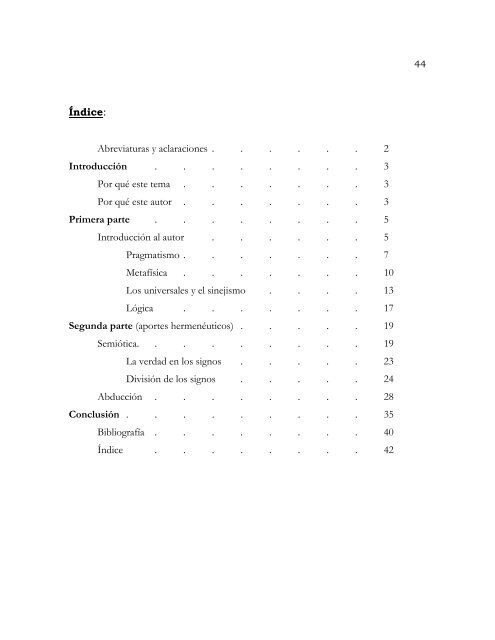 Aportes filosÃ³ficos de Charles Sanders Peirce - Universidad de ...