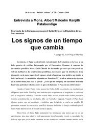 para leer la entrevista completa, en versión pdf ... - Una Voce Sevilla