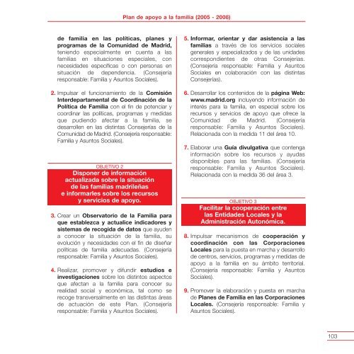 Plan de Apoyo a la Familia 2005-2008 - Universidad de Navarra