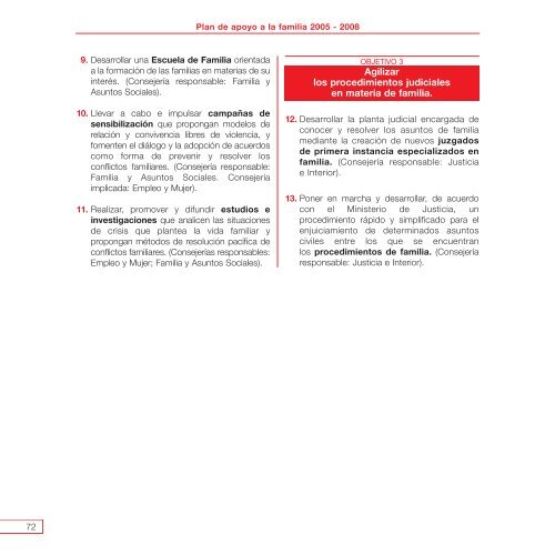 Plan de Apoyo a la Familia 2005-2008 - Universidad de Navarra