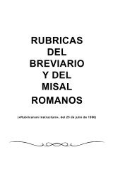 rubricas del breviario y del misal romanos - Una Voce Sevilla