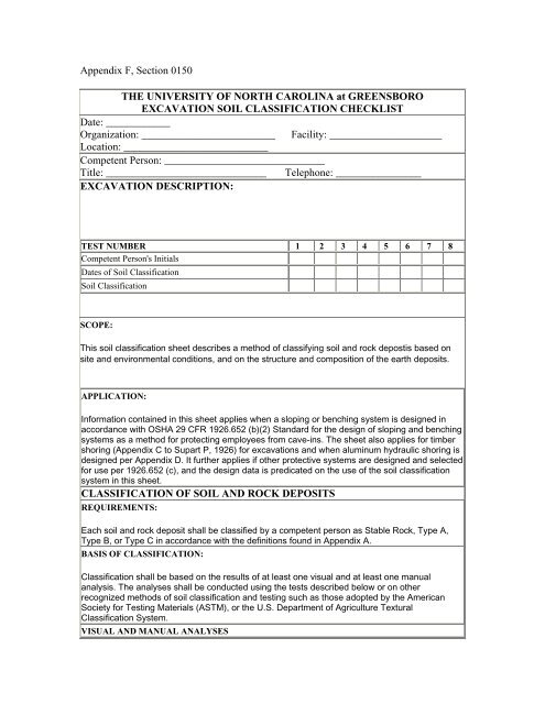 Safety and Health Policy and Procedure Manual TRENCHING AND ...