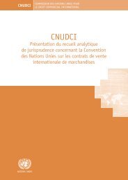 CNUDCIâPrÃ©sentation du recueil analytique de ... - uncitral