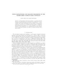 CECH-COMPLETENESS AND RELATED PROPERTIES OF THE ...