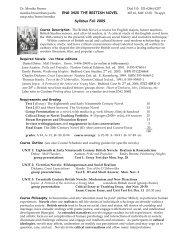 monika.brown@uncp.edu ENG 3420 THE BRITISH NOVEL Syllabus ...